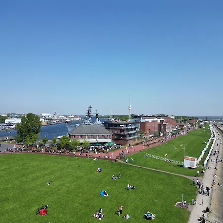 شقة Strand-apartment, Strandkorb, Meeresrauschen, Parkplatz فيلهلمسهافن