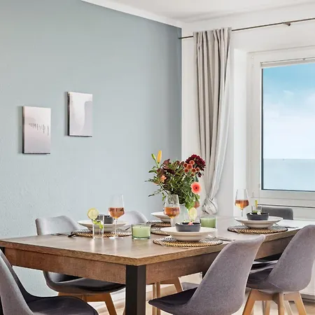 Strand-apartment, Strandkorb, Meeresrauschen, Parkplatz * فيلهلمسهافن
