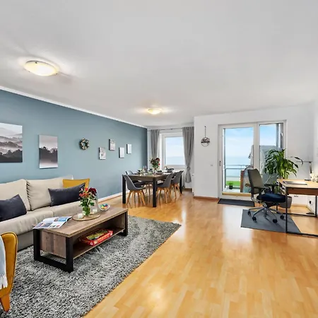 شقة Strand-apartment, Strandkorb, Meeresrauschen, Parkplatz