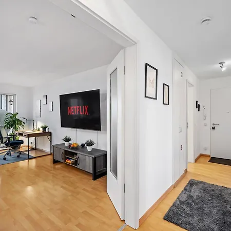 Strand-apartment, Strandkorb, Meeresrauschen, Parkplatz شقة